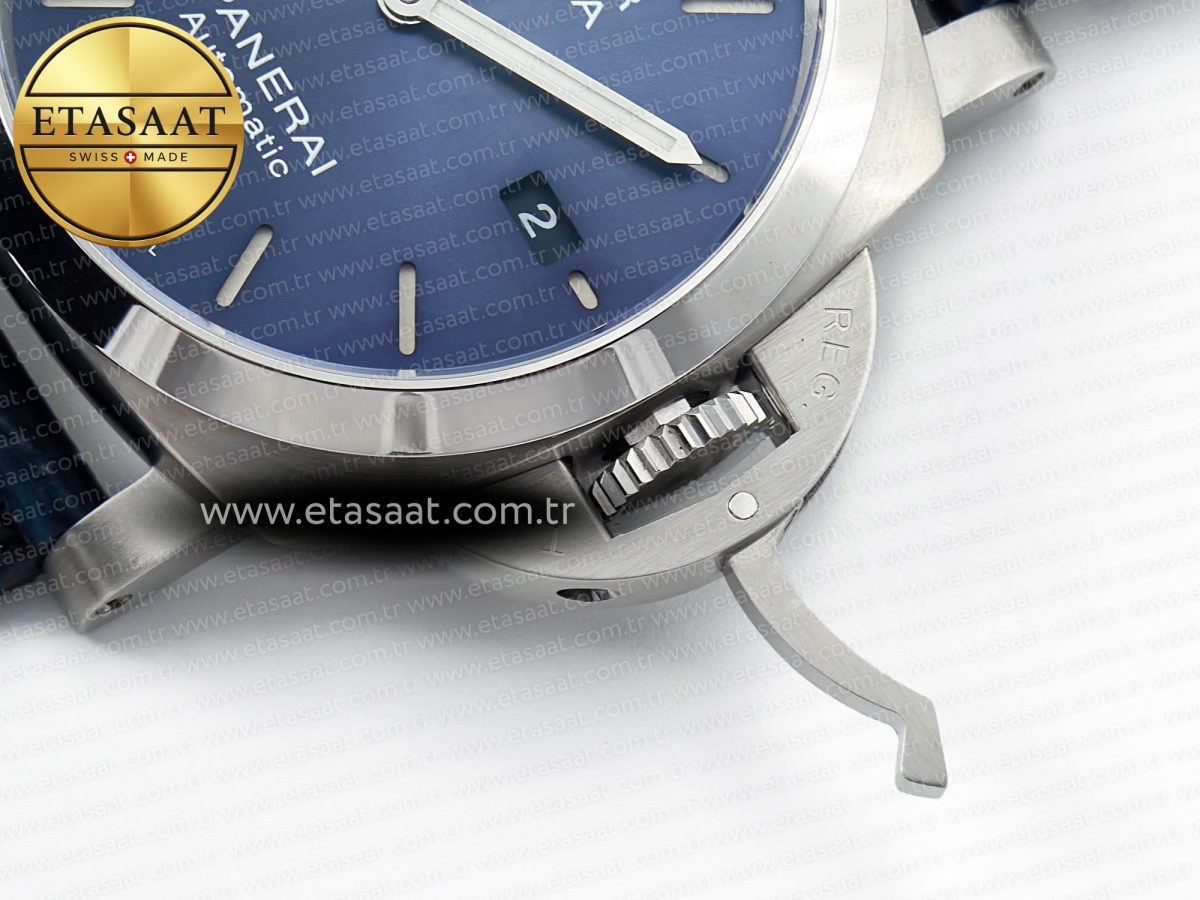 Penerai PAM1313 W TTF 1:1 Best Edition on Blue Leather Strap P9010 - Görsel 14