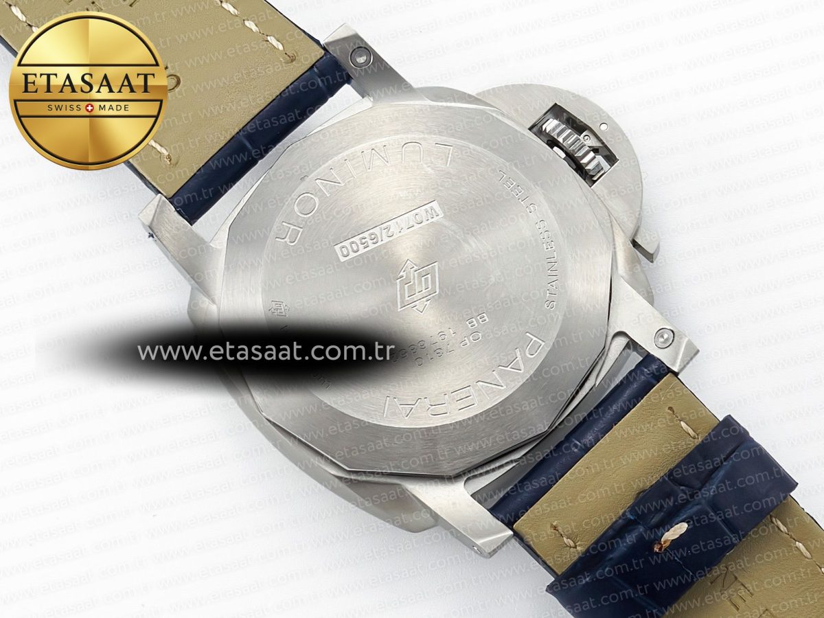 Penerai PAM1313 W TTF 1:1 Best Edition on Blue Leather Strap P9010 - Görsel 19