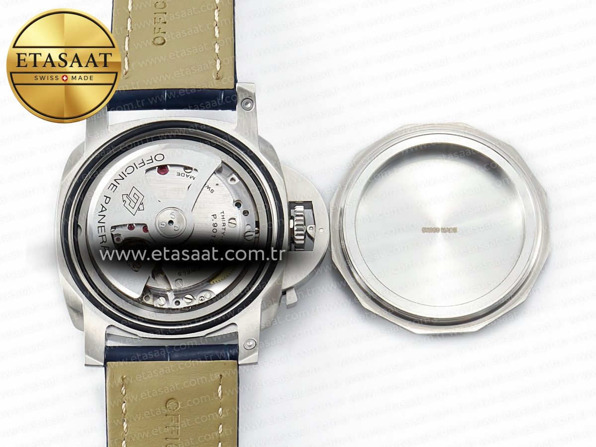 Penerai PAM1313 W TTF 1:1 Best Edition on Blue Leather Strap P9010 - Görsel 20