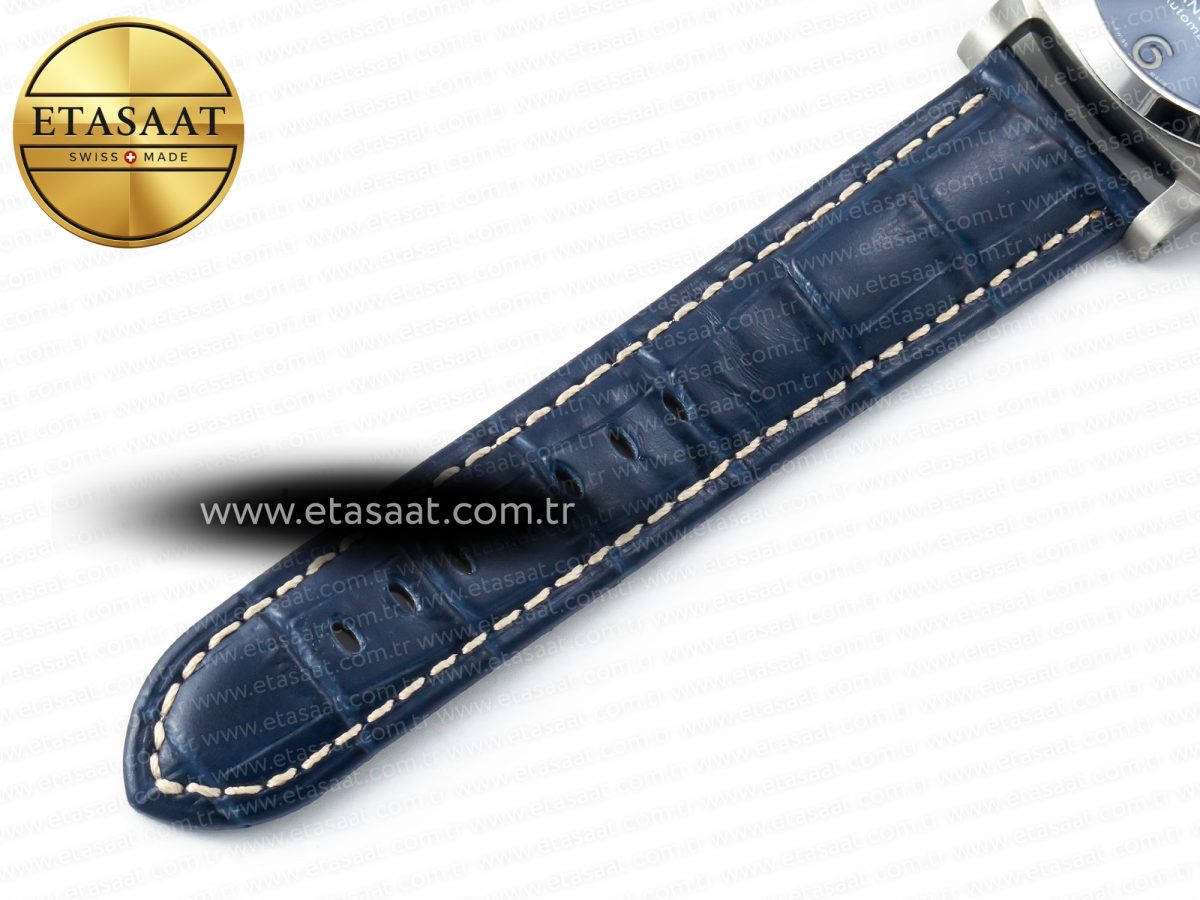 Penerai PAM1313 W TTF 1:1 Best Edition on Blue Leather Strap P9010 - Görsel 27