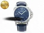 Penerai PAM1313 W TTF 1:1 Best Edition on Blue Leather Strap P9010 - Görsel 3