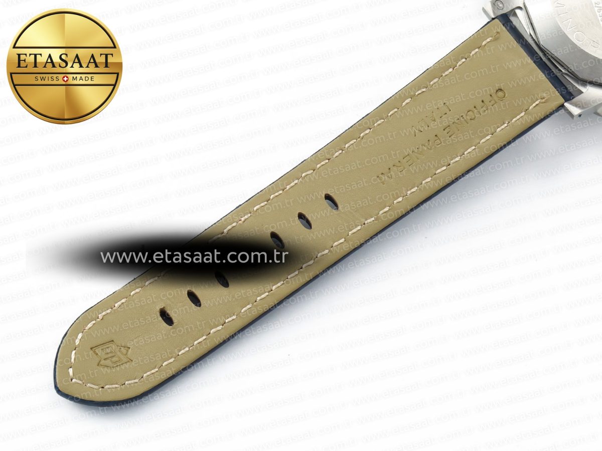 Penerai PAM1313 W TTF 1:1 Best Edition on Blue Leather Strap P9010 - Görsel 30