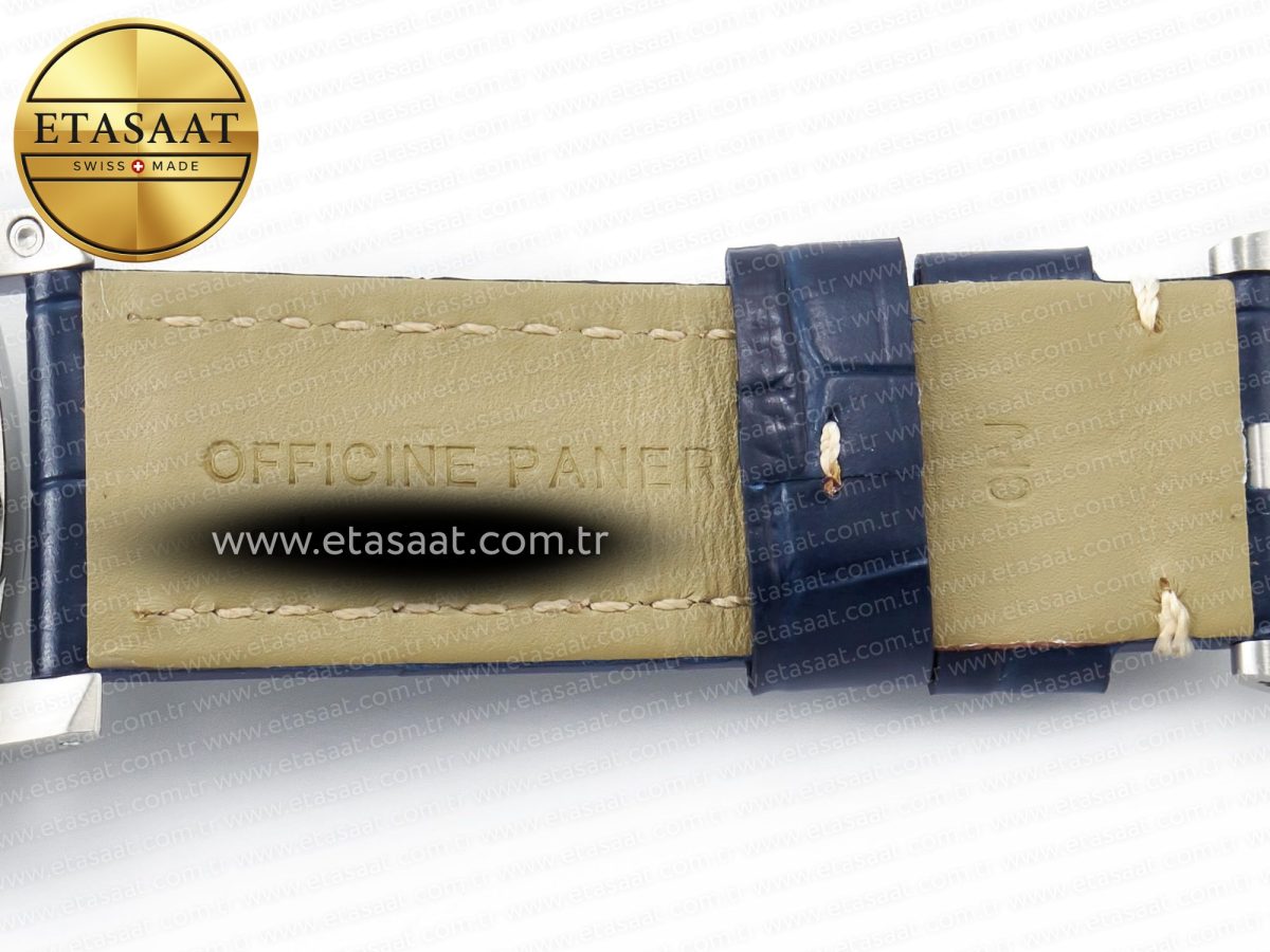 Penerai PAM1313 W TTF 1:1 Best Edition on Blue Leather Strap P9010 - Görsel 32