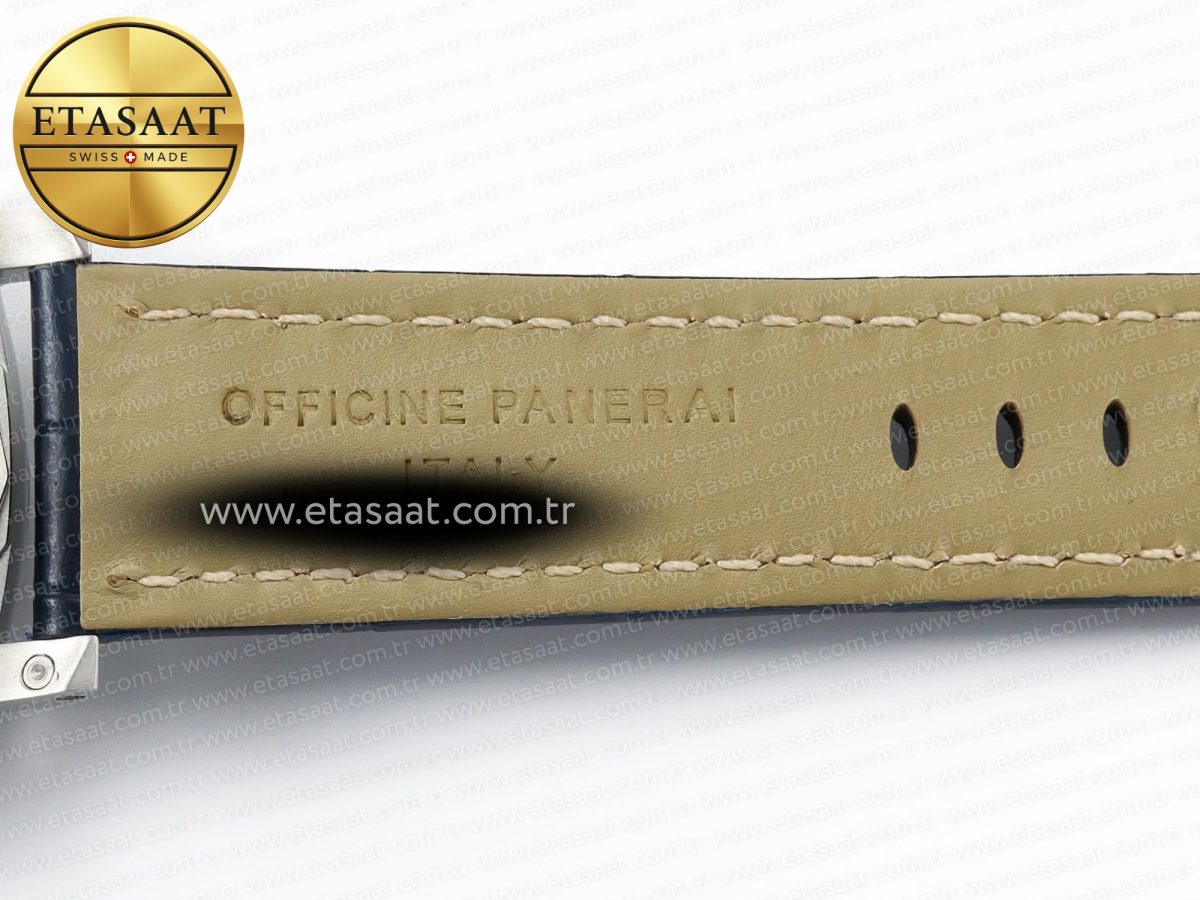 Penerai PAM1313 W TTF 1:1 Best Edition on Blue Leather Strap P9010 - Görsel 33