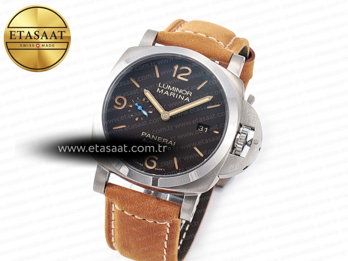 Penerai PAM1351 W TTF 1:1 Best Edition on Asso Leather Strap P9010 - Görsel 1