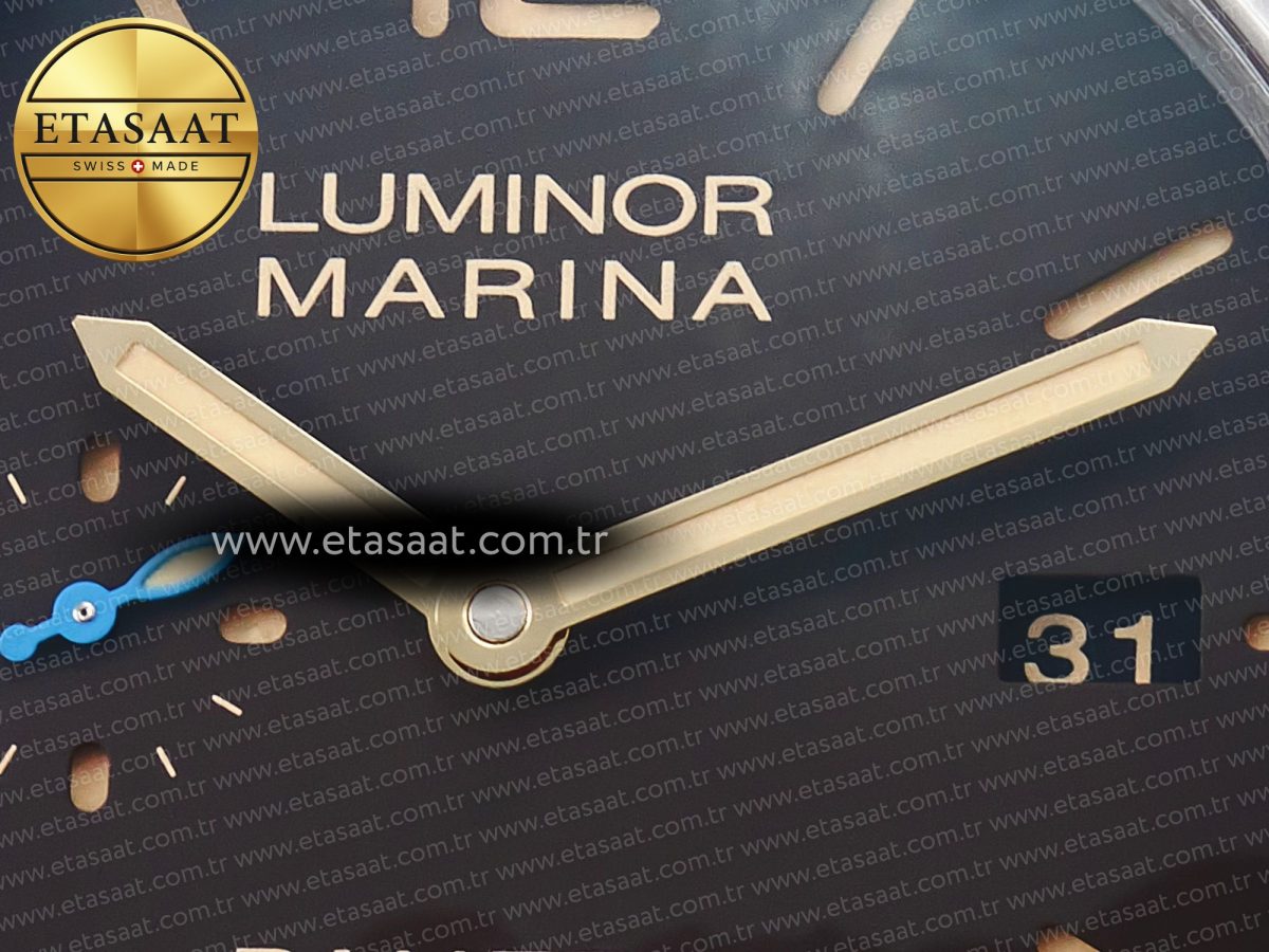 Penerai PAM1351 W TTF 1:1 Best Edition on Asso Leather Strap P9010 - Görsel 10