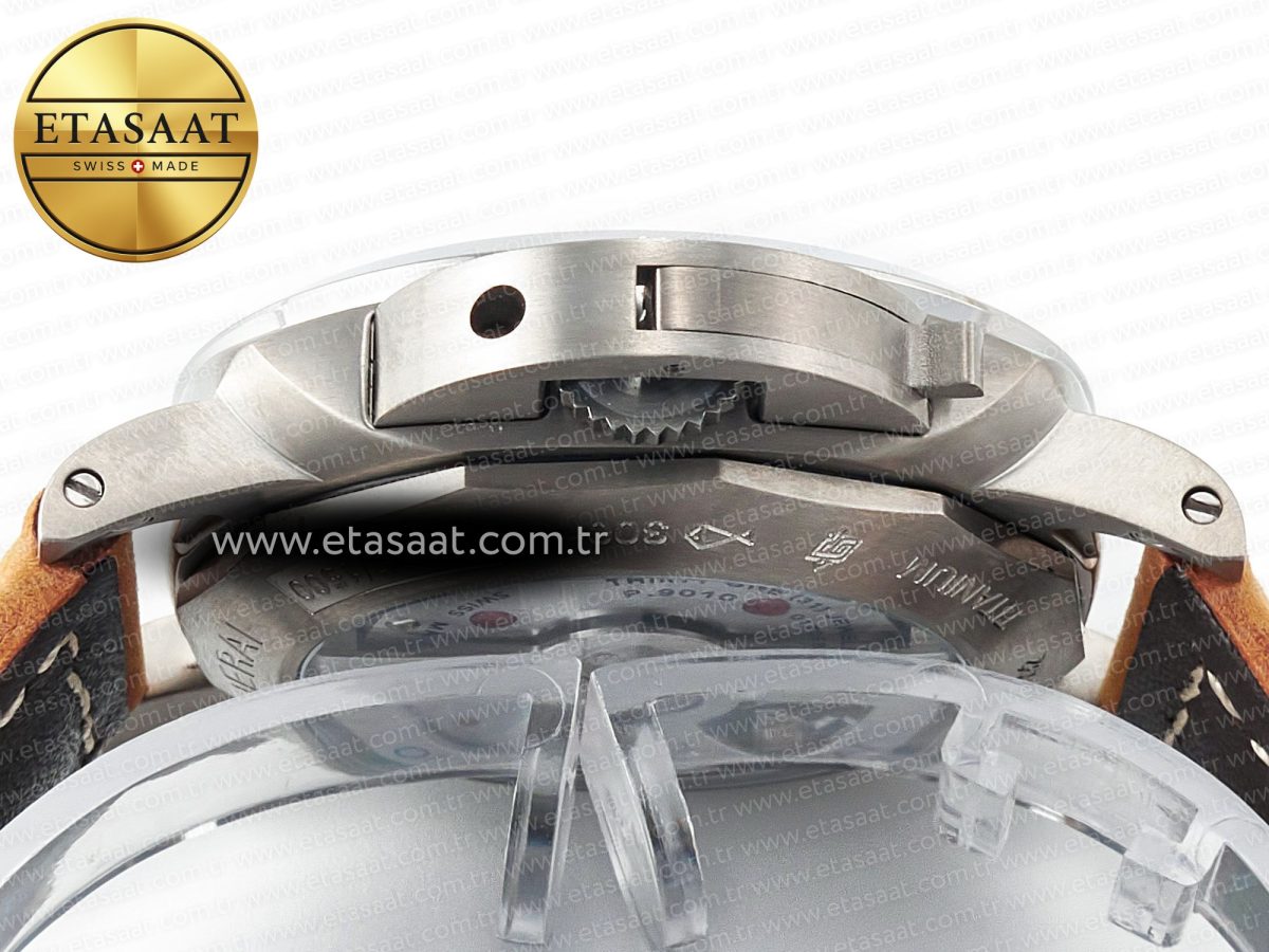 Penerai PAM1351 W TTF 1:1 Best Edition on Asso Leather Strap P9010 - Görsel 17