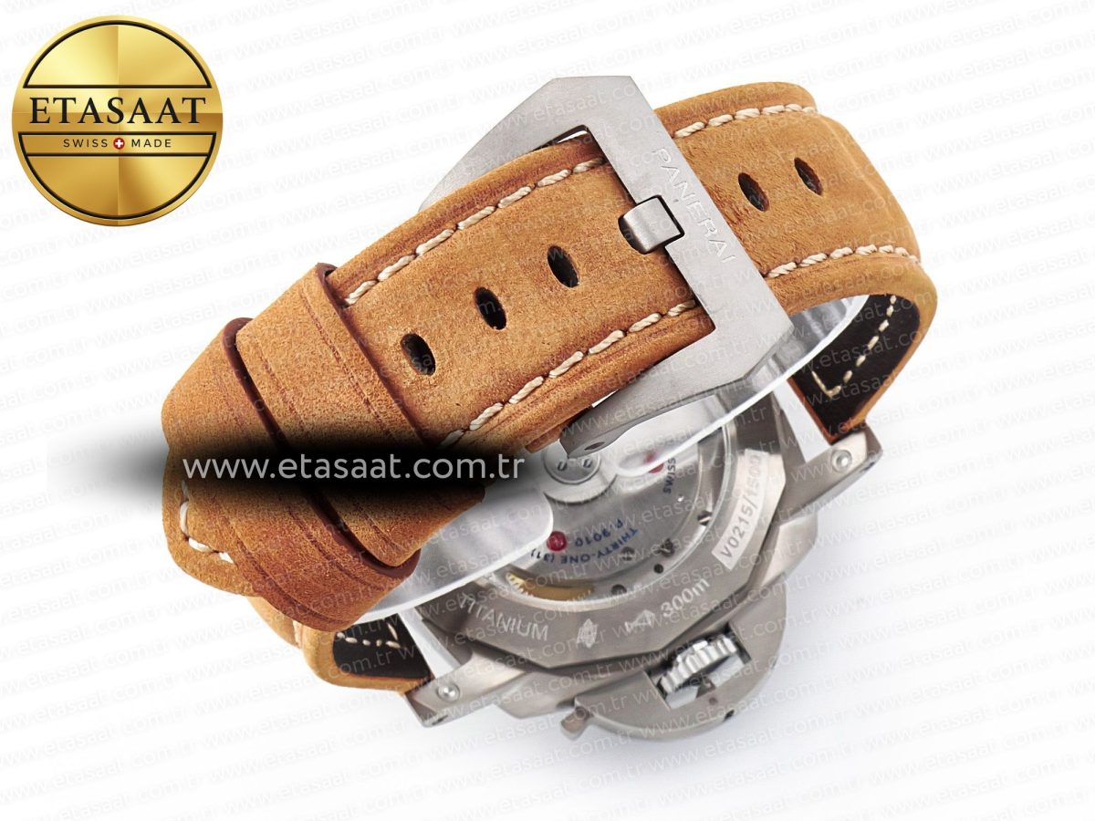Penerai PAM1351 W TTF 1:1 Best Edition on Asso Leather Strap P9010 - Görsel 18