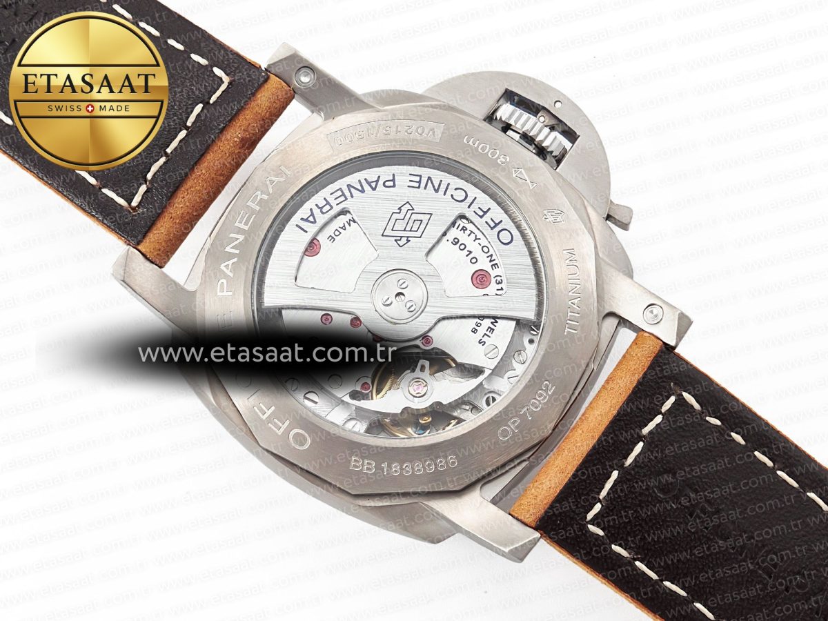 Penerai PAM1351 W TTF 1:1 Best Edition on Asso Leather Strap P9010 - Görsel 21