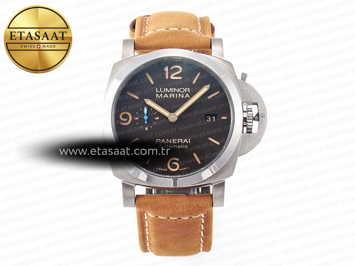 Penerai PAM1351 W TTF 1:1 Best Edition on Asso Leather Strap P9010 - Görsel 3