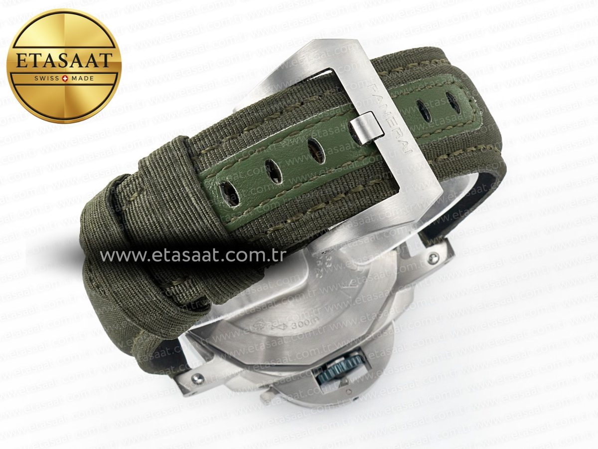Penerai PAM1356 W TTF 1:1 Best Edition on Green Nylon Strap P9010 - Görsel 18