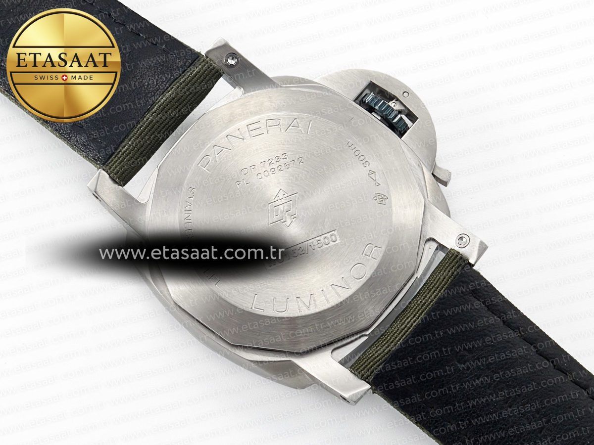 Penerai PAM1356 W TTF 1:1 Best Edition on Green Nylon Strap P9010 - Görsel 19