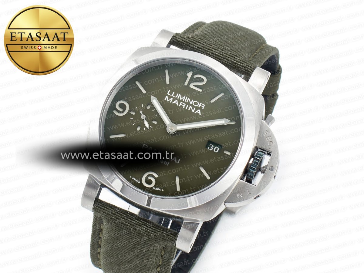 Penerai PAM1356 W TTF 1:1 Best Edition on Green Nylon Strap P9010 - Görsel 2