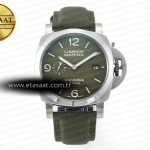 Panerai PAM1356 W TTF Yeşil Kumaş P9010 Eta Saat - Görsel 3 - 1:1 Süper Klon Saat