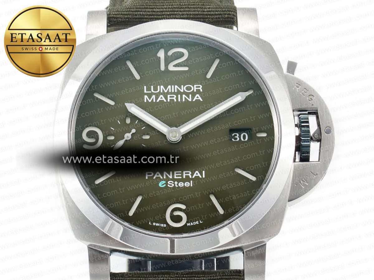 Penerai PAM1356 W TTF 1:1 Best Edition on Green Nylon Strap P9010 - Görsel 4