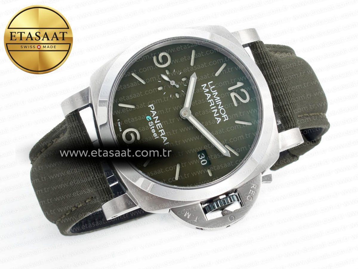 Penerai PAM1356 W TTF 1:1 Best Edition on Green Nylon Strap P9010 - Görsel 8