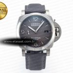 Panerai PAM1358 W TTF Gri Kumaş Kayış P9010 Eta Saat - Görsel 3 - 1:1 Süper Klon Saat