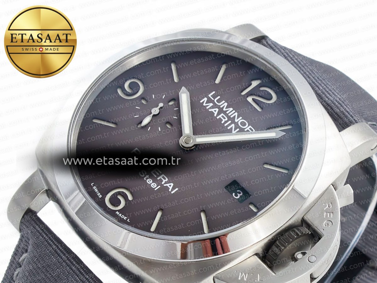 Penerai PAM1358 W TTF 1:1 Best Edition on Gray Nylon Strap P9010 - Görsel 6