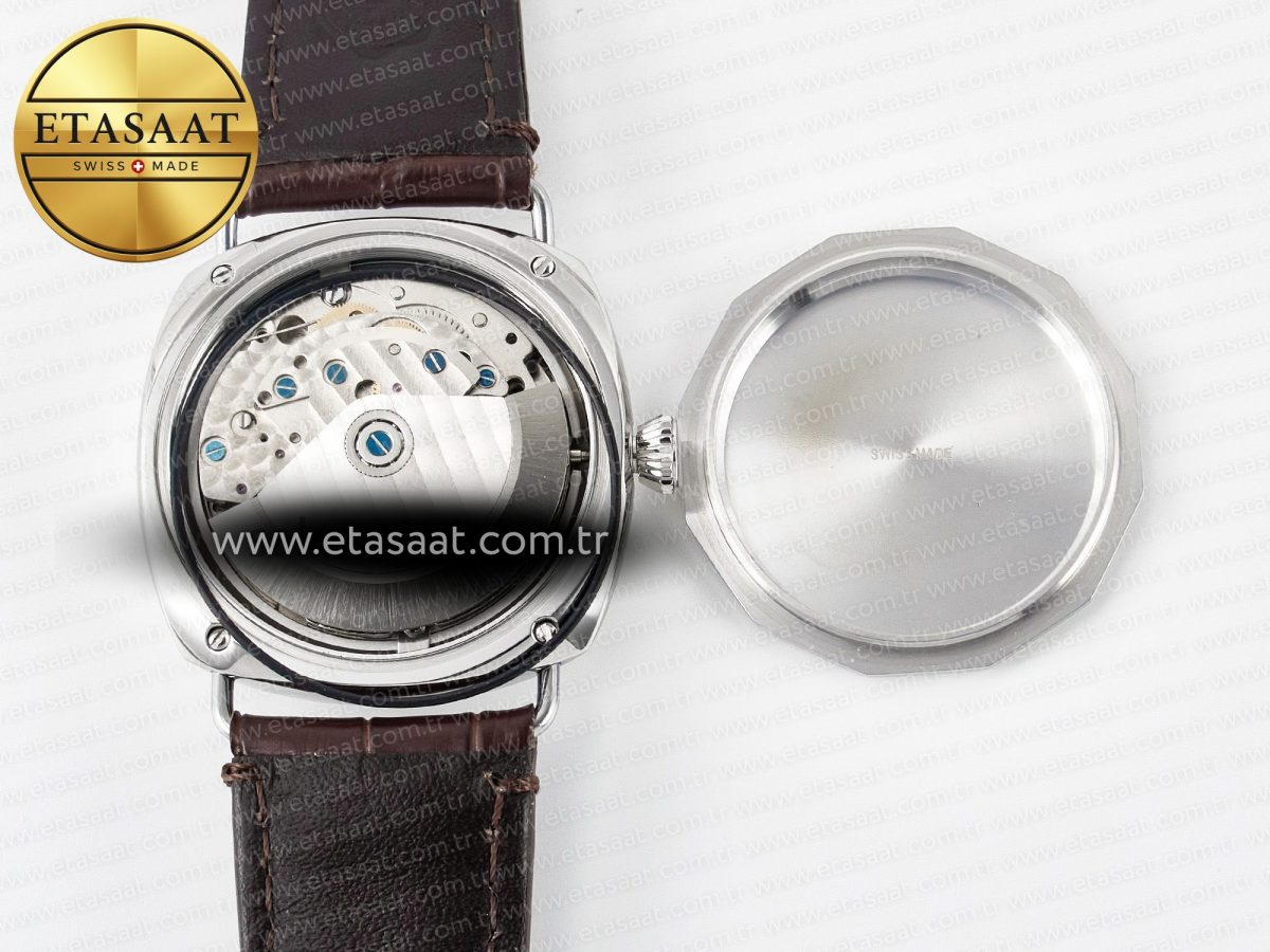 Panerai PAM1386 Radiomir 40mm TTF 1:1 Best Edition Green Dial on Brown Leather Strap P900 - Görsel 15