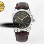 Panerai PAM1386 Radiomir 40mm TTF Yeşil Kadran Kahve P900 Eta Saat - Görsel 3 - 1:1 Süper Klon Saat