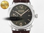 Panerai PAM1386 Radiomir 40mm TTF 1:1 Best Edition Green Dial on Brown Leather Strap P900 - Görsel 4