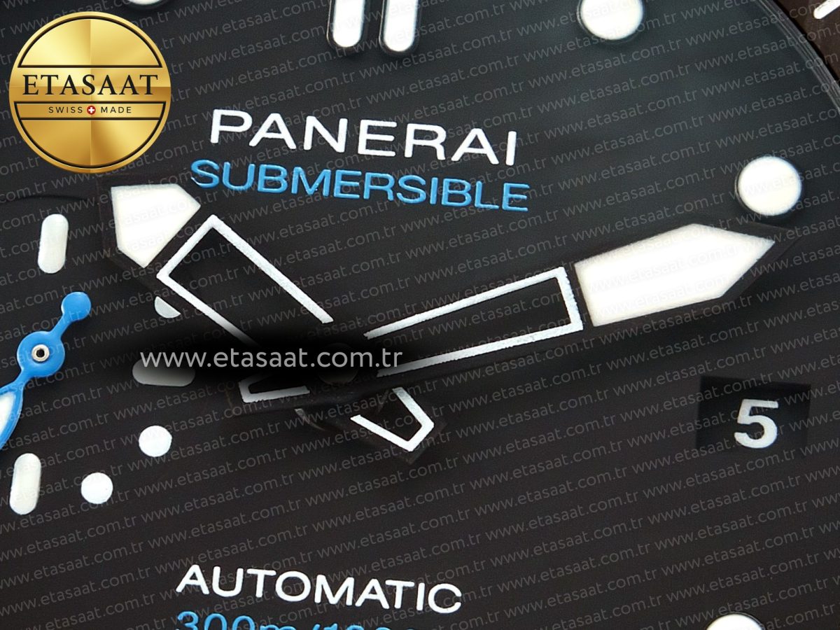 Penerai PAM2231 Carbotech 42mm VSF Best Edition Black Dial on Black Rubber Strap P.900 Super Clone - Görsel 10