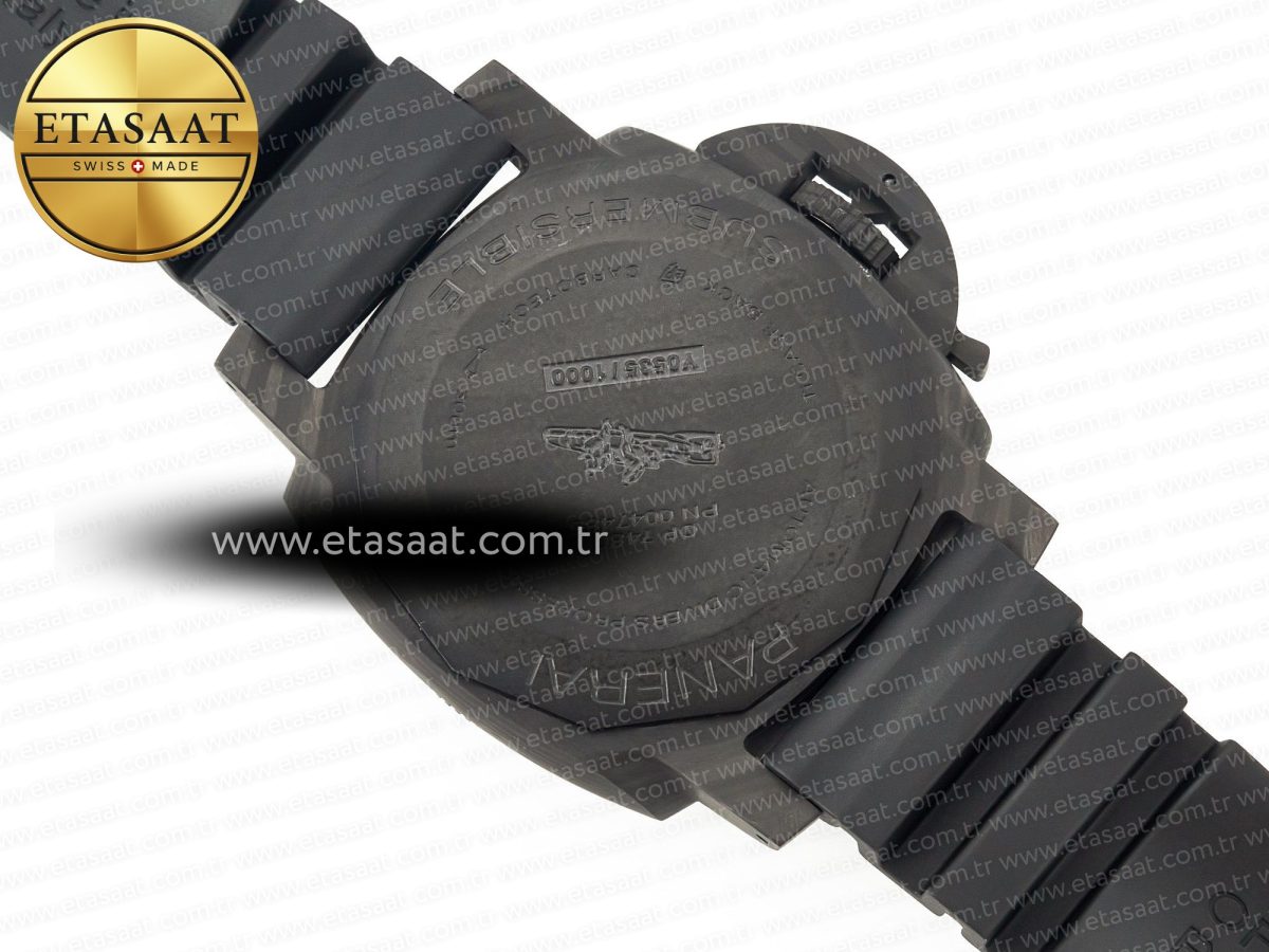 Penerai PAM2231 Carbotech 42mm VSF Best Edition Black Dial on Black Rubber Strap P.900 Super Clone - Görsel 19
