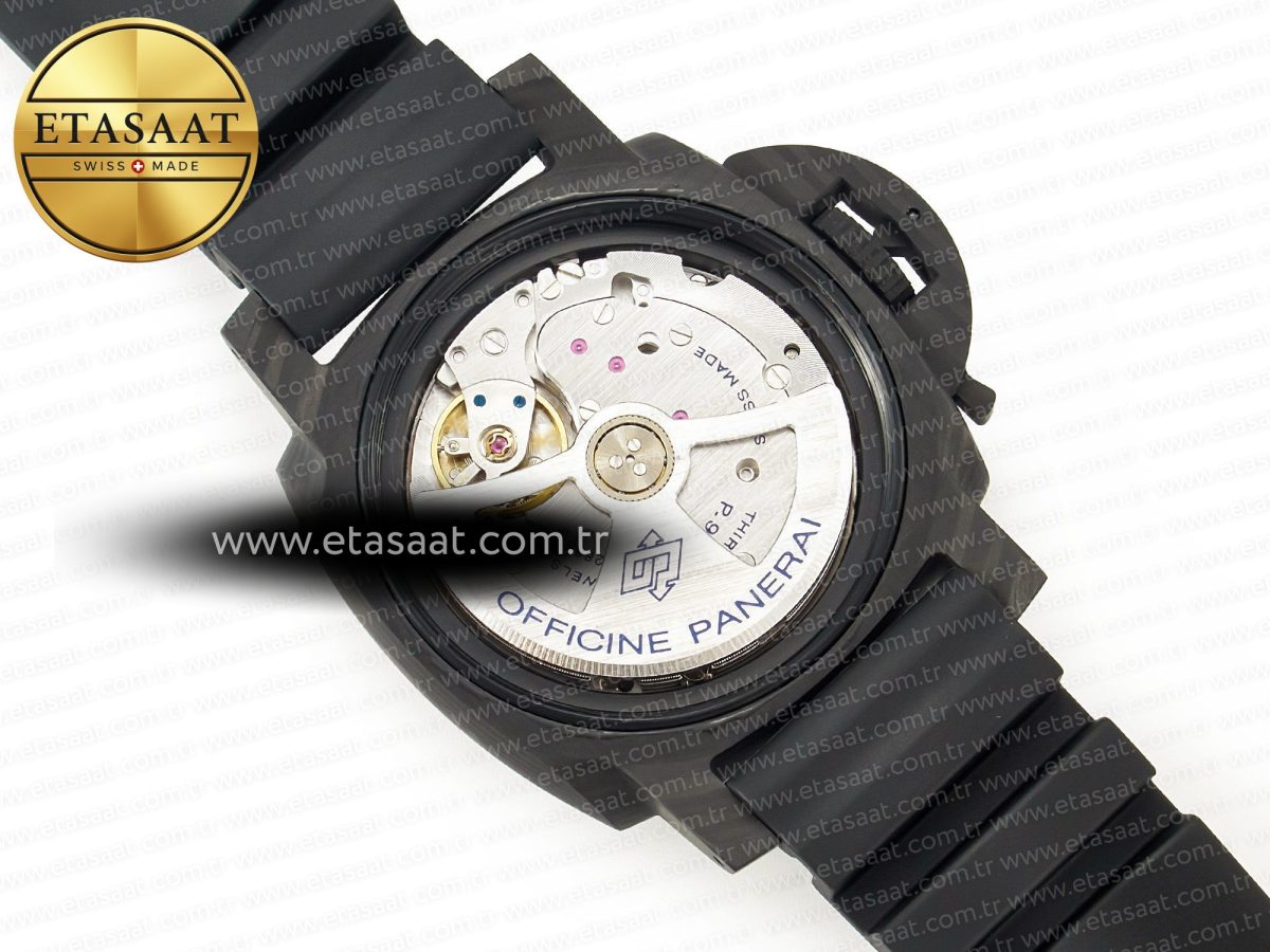 Penerai PAM2231 Carbotech 42mm VSF Best Edition Black Dial on Black Rubber Strap P.900 Super Clone - Görsel 21