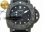 Penerai PAM2231 Carbotech 42mm VSF Best Edition Black Dial on Black Rubber Strap P.900 Super Clone - Görsel 4