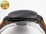 Panerai PAM441 Luminor Due VSF Best Edition Black Dial Black Carbon Bezel on Brown Asso Strap AXXXIV - Görsel 15