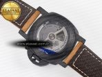 Panerai PAM441 Luminor Due VSF Best Edition Black Dial Black Carbon Bezel on Brown Asso Strap AXXXIV - Görsel 18