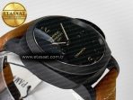 Panerai PAM441 Luminor Due VSF Best Edition Black Dial Black Carbon Bezel on Brown Asso Strap AXXXIV - Görsel 7