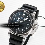 Panerai PAM683 Luminor Submersible 42mm VSF Best Edition Black Dial on Rubber Strap P900 Clone