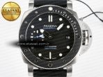 Panerai PAM683 Luminor Submersible 42mm VSF Best Edition Black Dial on Rubber Strap P900 Clone - Görsel 4
