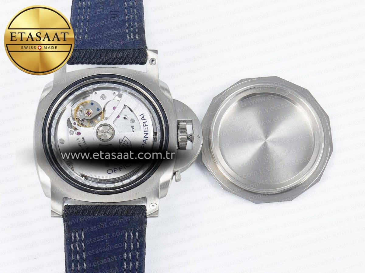 Panerai PAM984 Mike Horn Submersible VSF 1:1 Best Edition Black Dial on Black Nylon Strap P.9010 Clone - Görsel 19
