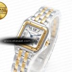 Cartier Panthère Secrete Ladies 22mm SS/YG 8848F 1:1 Best Edition White Dial on SS/YG Bracelet Ronda Quartz