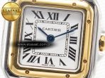 Cartier Panthère Secrete Ladies 22mm SS/YG 8848F 1:1 Best Edition White Dial on SS/YG Bracelet Ronda Quartz - Görsel 10