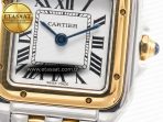 Cartier Panthère Secrete Ladies 22mm SS/YG 8848F 1:1 Best Edition White Dial on SS/YG Bracelet Ronda Quartz - Görsel 11