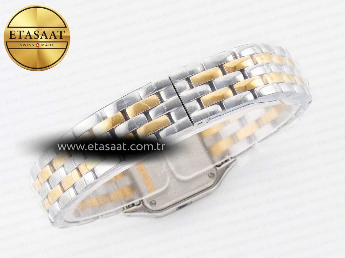 Cartier Panthère Secrete Ladies 22mm SS/YG 8848F 1:1 Best Edition White Dial on SS/YG Bracelet Ronda Quartz - Görsel 14