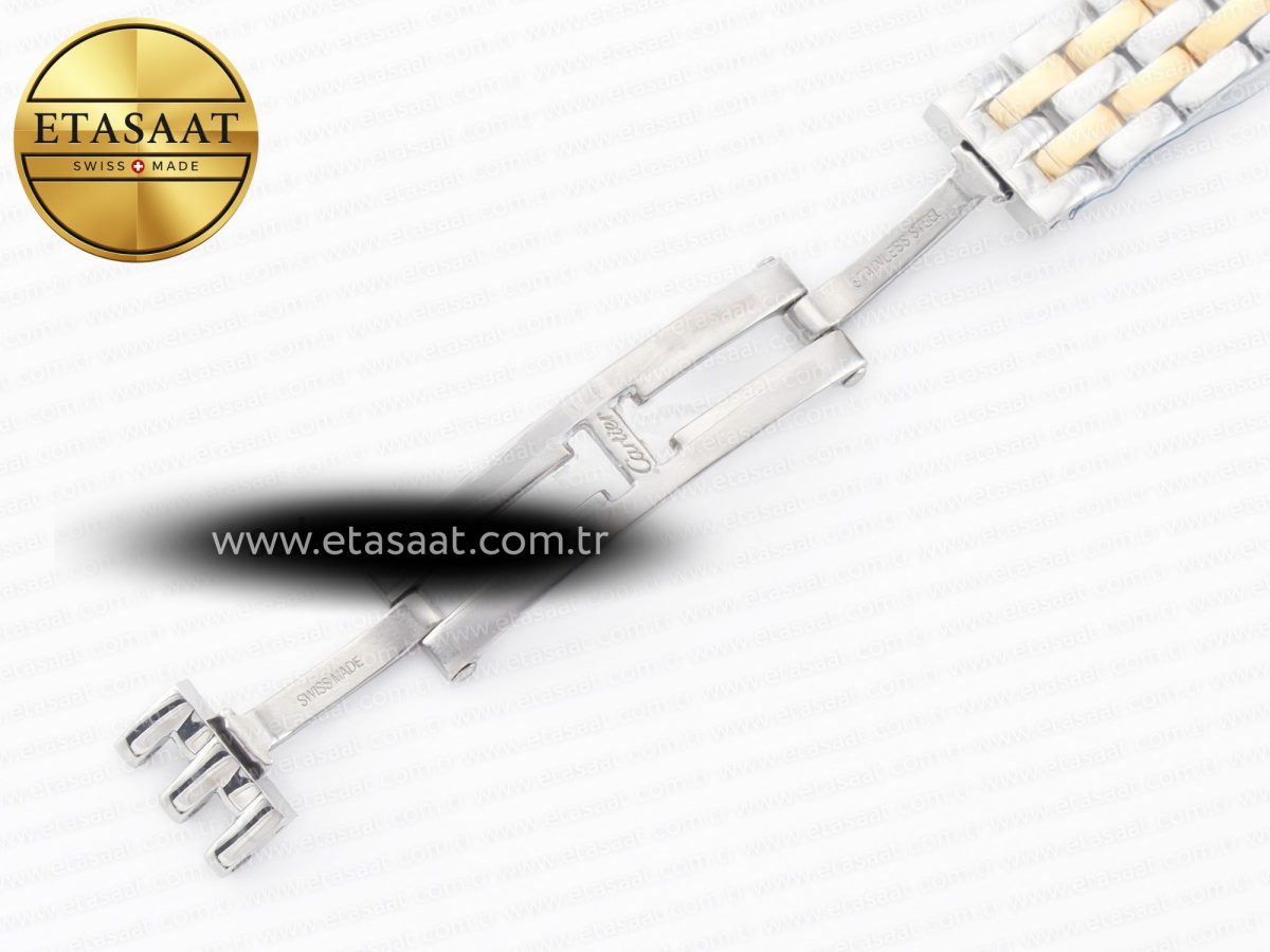 Cartier Panthère Secrete Ladies 22mm SS/YG 8848F 1:1 Best Edition White Dial on SS/YG Bracelet Ronda Quartz - Görsel 19