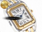 Cartier Panthère Secrete Ladies 22mm SS/YG 8848F 1:1 Best Edition White Dial on SS/YG Bracelet Ronda Quartz - Görsel 5