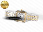 Cartier Panthère Secrete Ladies 22mm SS/YG 8848F 1:1 Best Edition White Dial on SS/YG Bracelet Ronda Quartz - Görsel 9