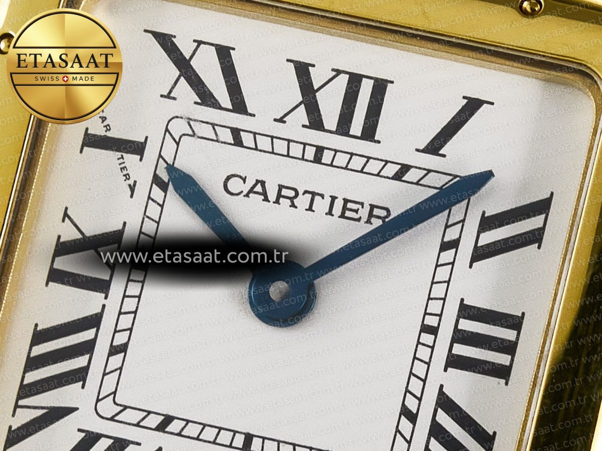 Cartier Panthère Secrete Ladies 22mm YG 8848F 1:1 Best Edition White Dial on YG Bracelet Ronda Quartz - Görsel 10