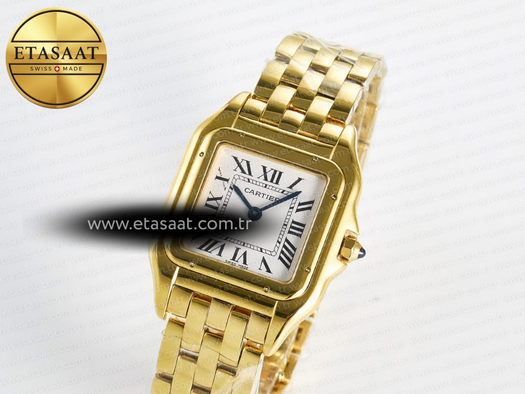 panthere secrete ladies 22mm yg 8848f 11 best edition white dial on yg bracelet ronda quartz2