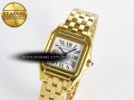 Cartier Panthère Secrete Ladies 22mm YG 8848F 1:1 Best Edition White Dial on YG Bracelet Ronda Quartz - Görsel 2