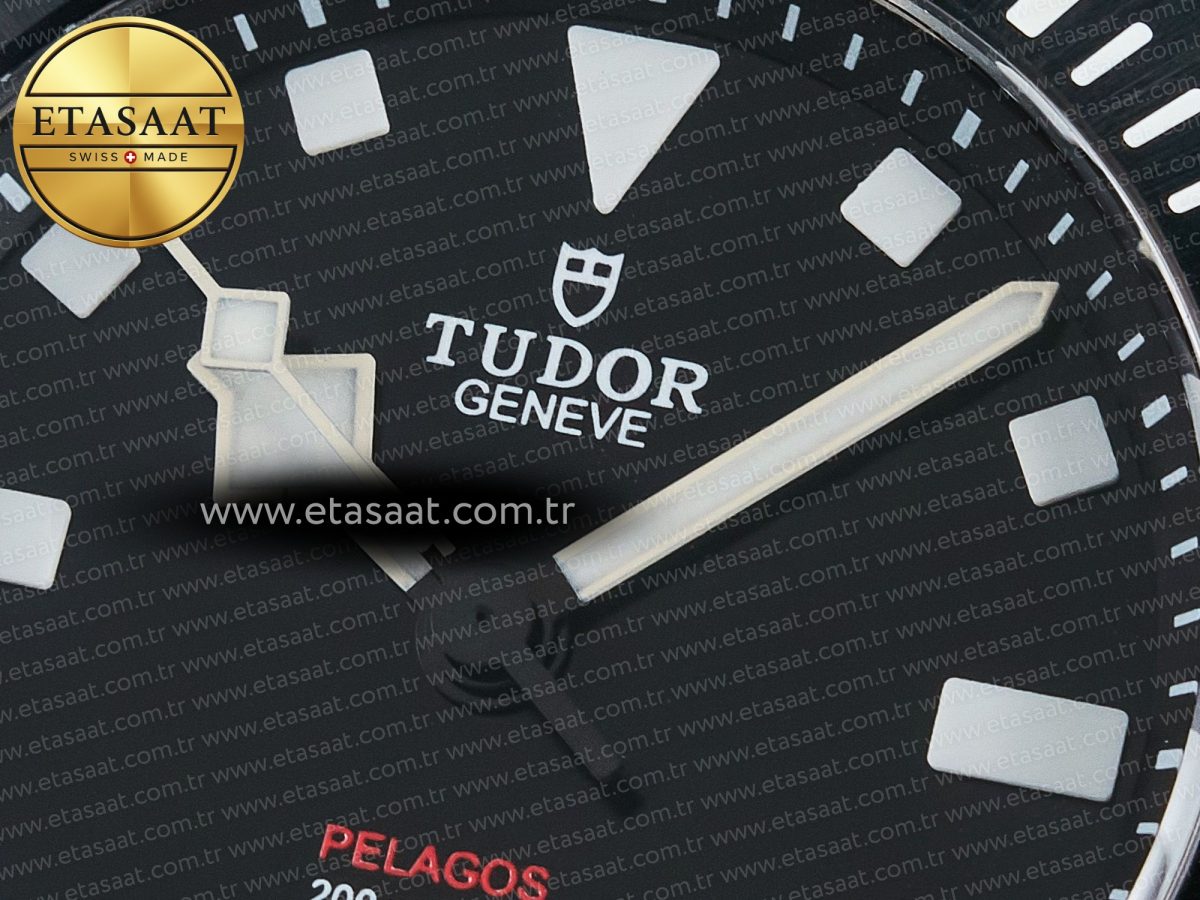 Tudor Pelagos M25407N-0001 39mm Black Ceramic Ti ZF 1:1 Best Edition Black Dial on Titanium Bracelet A2824 v2 - Görsel 10