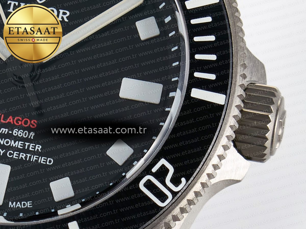 Tudor Pelagos M25407N-0001 39mm Black Ceramic Ti ZF 1:1 Best Edition Black Dial on Titanium Bracelet A2824 v2 - Görsel 11