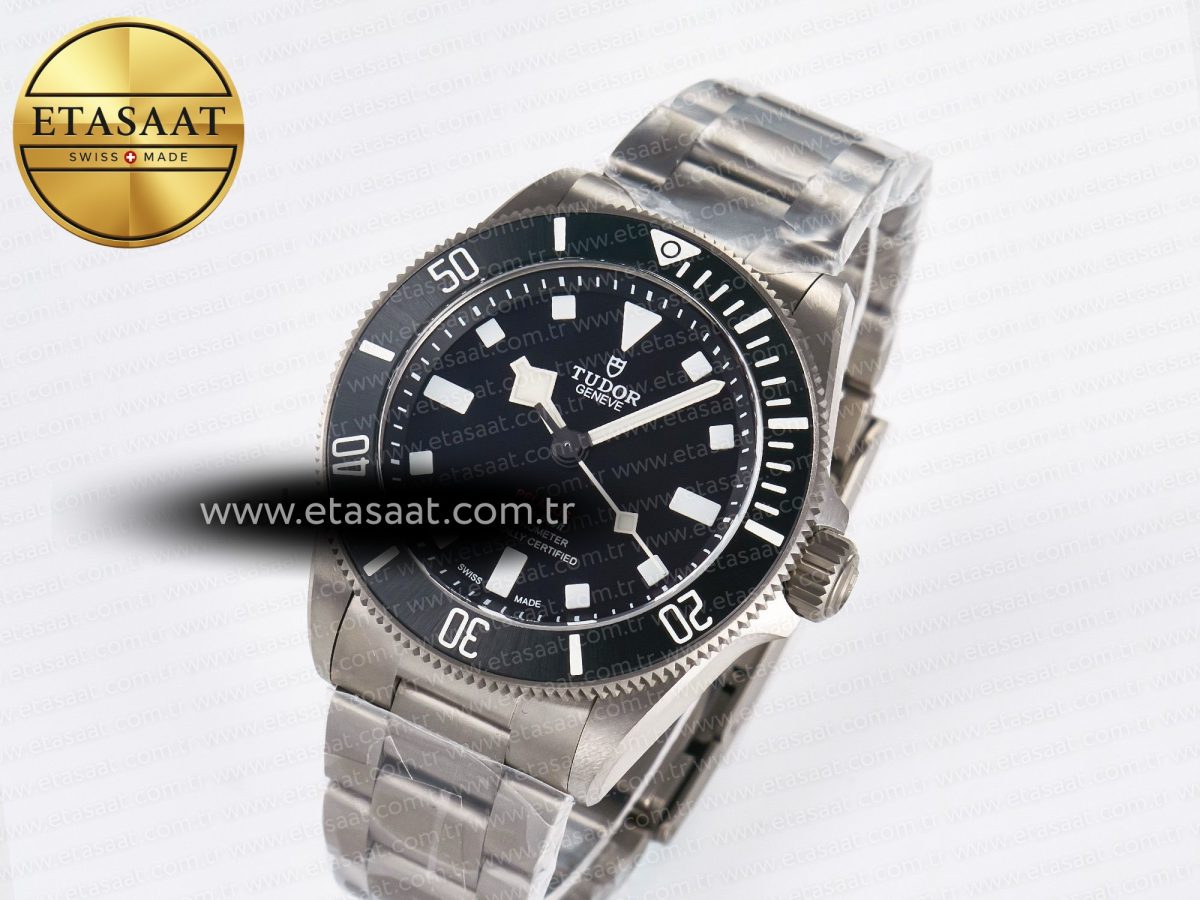 Tudor Pelagos M25407N-0001 39mm Black Ceramic Ti ZF 1:1 Best Edition Black Dial on Titanium Bracelet A2824 - Görsel 1
