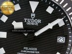 Tudor Pelagos Titanium Black Ceramic XF 1:1 Best Edition Black Dial on Titanium Bracelet A2824 - Görsel 11