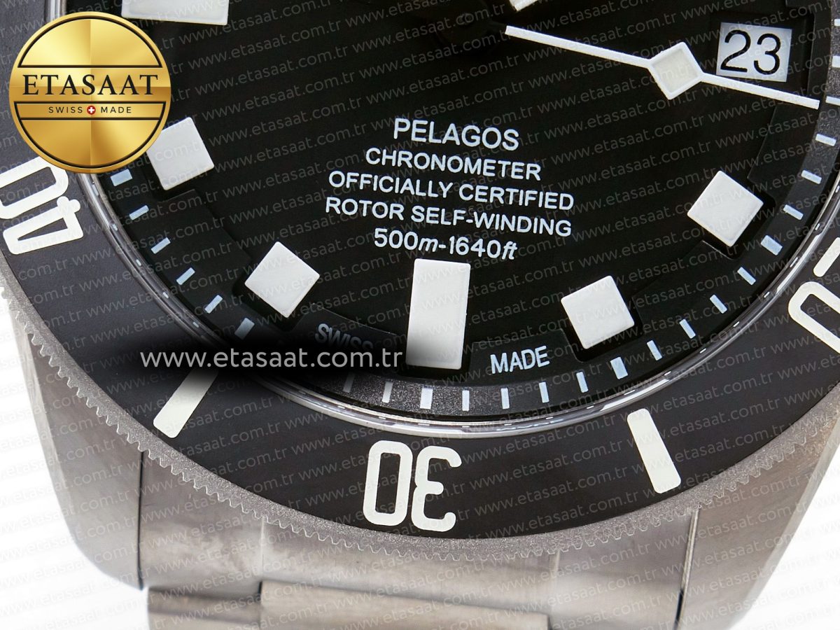 Tudor Pelagos Titanium Black Ceramic XF 1:1 Best Edition Black Dial on Titanium Bracelet A2824 - Görsel 13